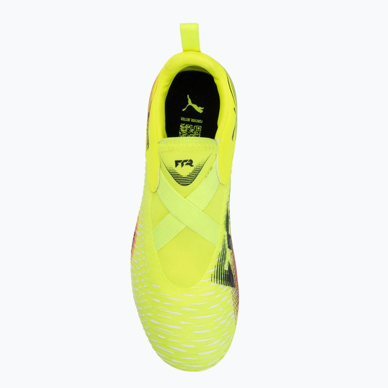 Buty piłkarskie dziecięce PUMA Future 8 Match LL FG/AG yellow alert/ puma black/ sun struck 5