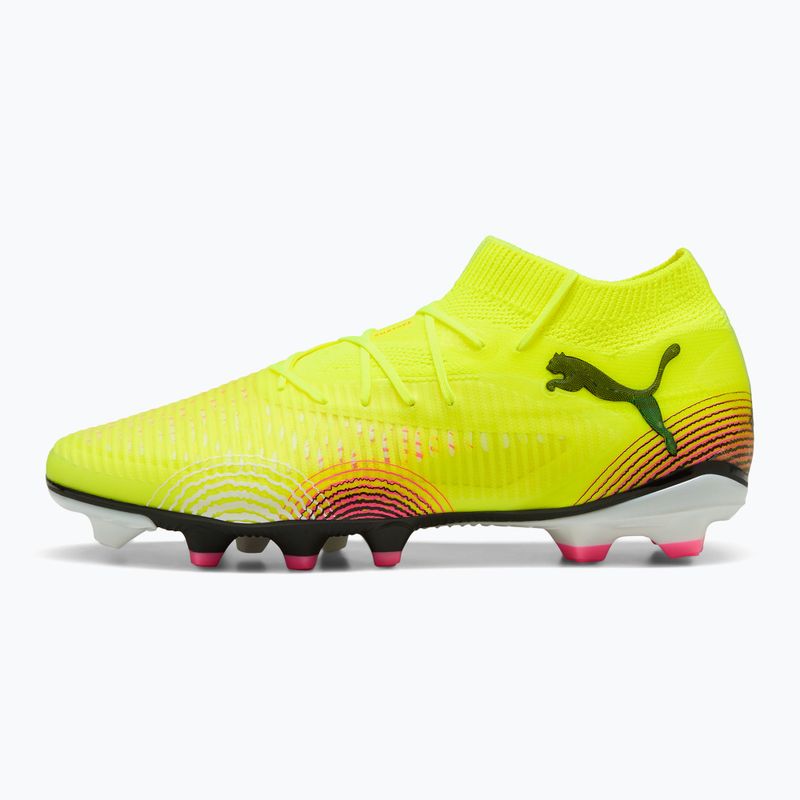 Buty piłkarskie męskie PUMA Future 8 Pro FG/AG yellow alert/puma black/sun struck 2
