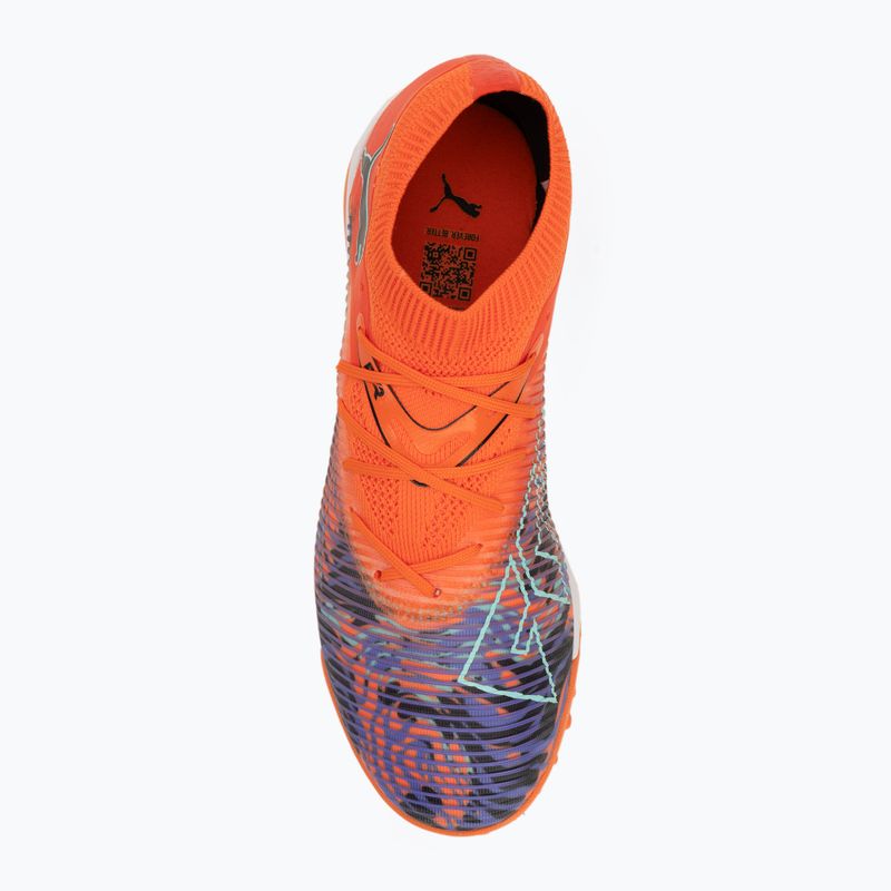 Buty piłkarskie męskie PUMA Future 8 Match Creativity TT orange poppy/black/dark amethyst 5