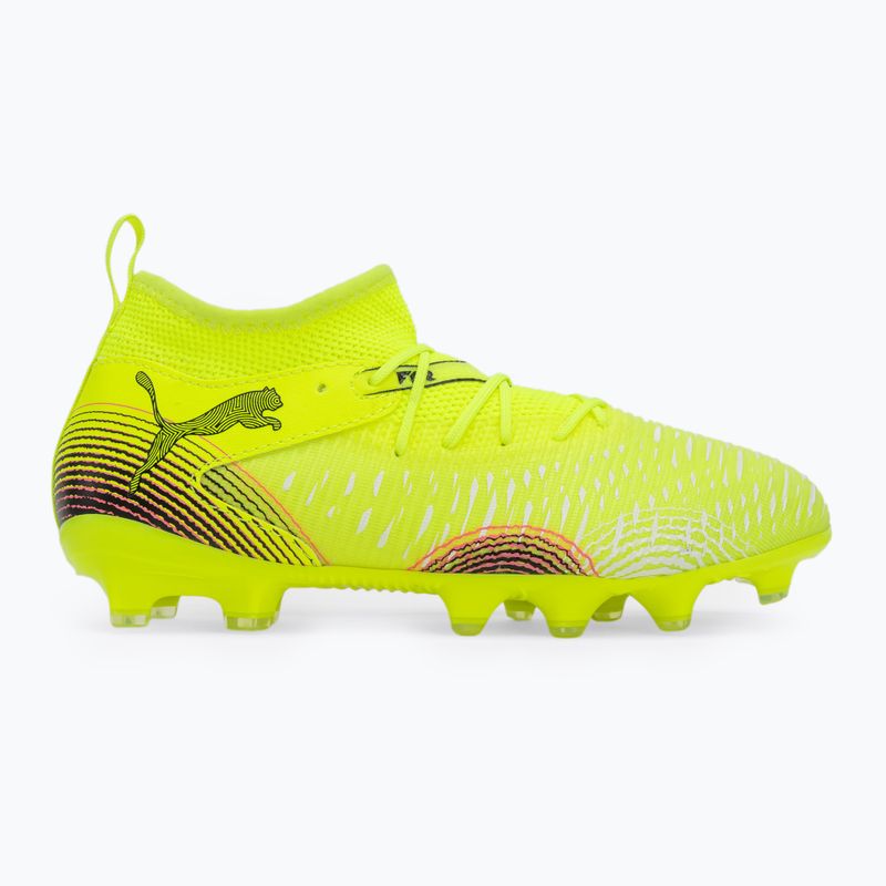 Buty piłkarskie dziecięce PUMA Future 8 Match FG/AG yellow alert/ puma black/ sun struck 2