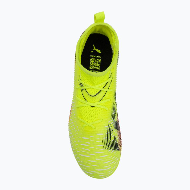 Buty piłkarskie dziecięce PUMA Future 8 Match FG/AG yellow alert/ puma black/ sun struck 5