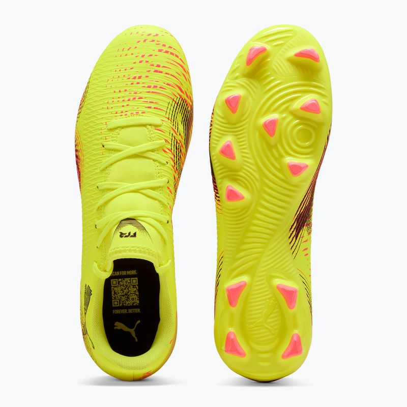 Buty piłkarskie męskie PUMA Future 8 Play FG/AG yellow alert/ puma black/ sun struck 3