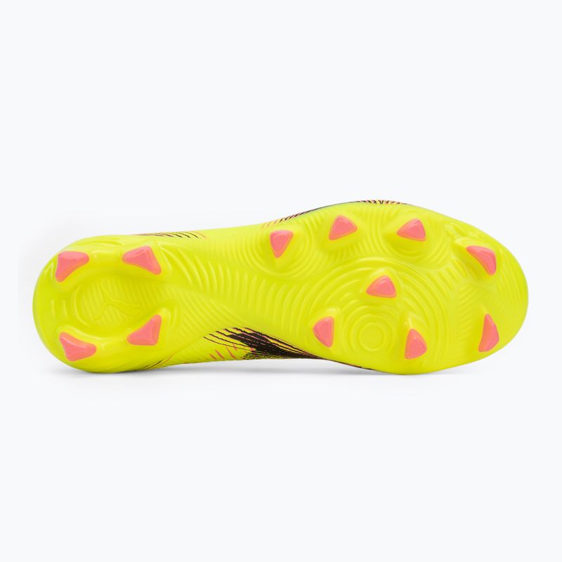 Buty piłkarskie męskie PUMA Future 8 Play FG/AG yellow alert/ puma black/ sun struck 4