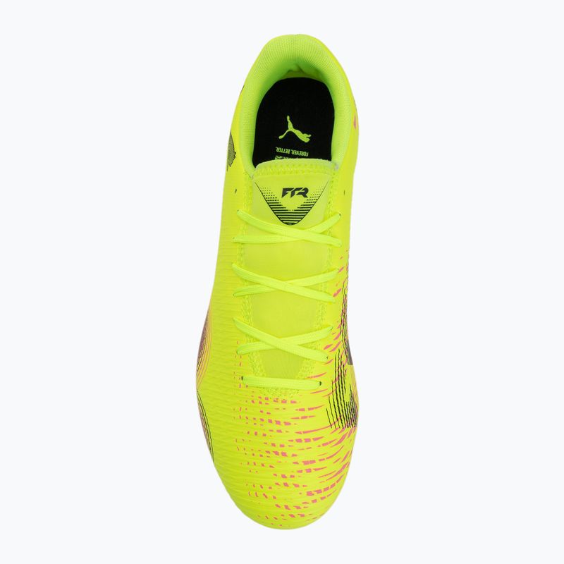 Buty piłkarskie męskie PUMA Future 8 Play FG/AG yellow alert/ puma black/ sun struck 5
