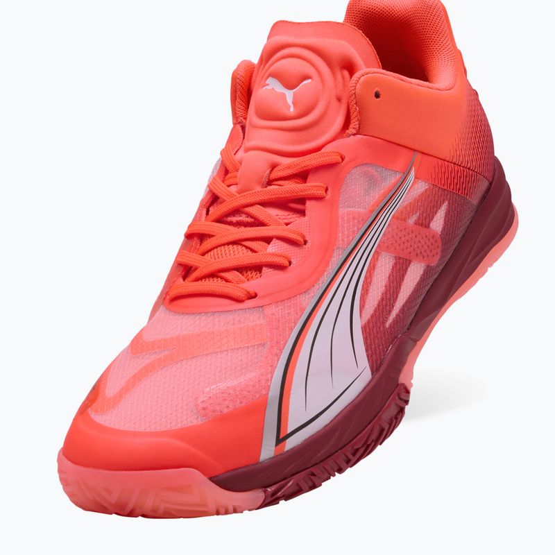 Buty męskie PUMA Accelerate Nitro SQD glowing red/puma white/dark crimson 4