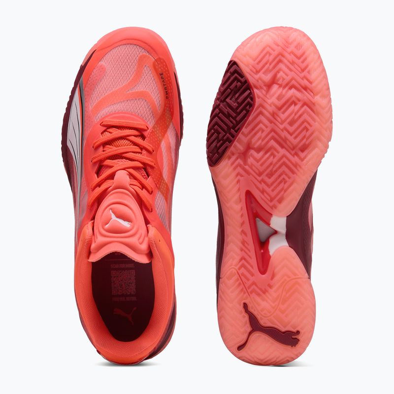 Buty męskie PUMA Accelerate Nitro SQD glowing red/puma white/dark crimson 6