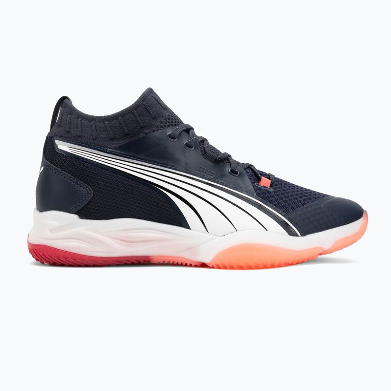 Buty do piłki ręcznej męskie PUMA Eliminate Nitro SQD parisian night/puma white/glowing red 2