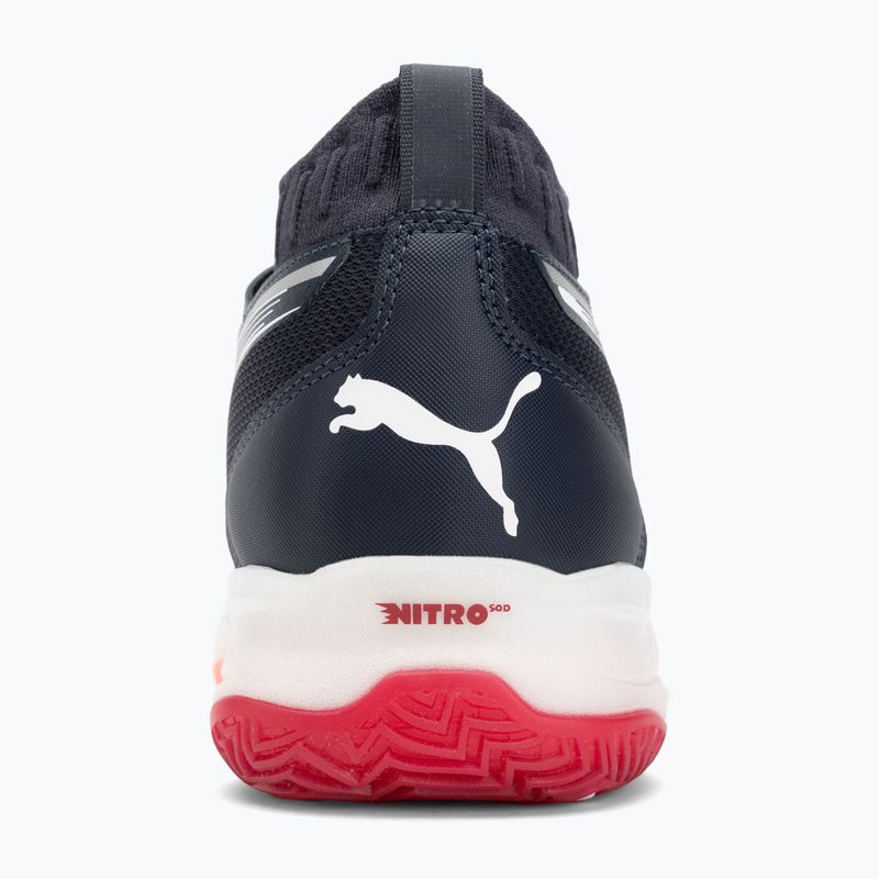 Buty do piłki ręcznej męskie PUMA Eliminate Nitro SQD parisian night/puma white/glowing red 6