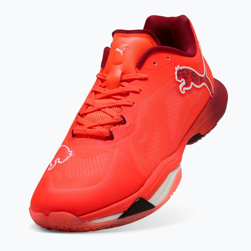Buty do piłki ręcznej PUMA Vantage Nitro glowing red/puma white dark crimson/puma black 13