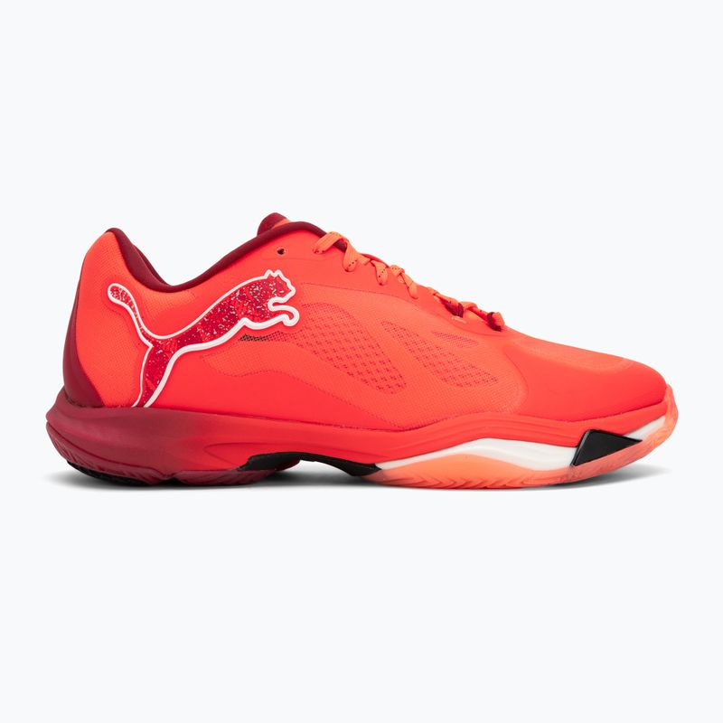 Buty do piłki ręcznej PUMA Vantage Nitro glowing red/puma white dark crimson/puma black 2