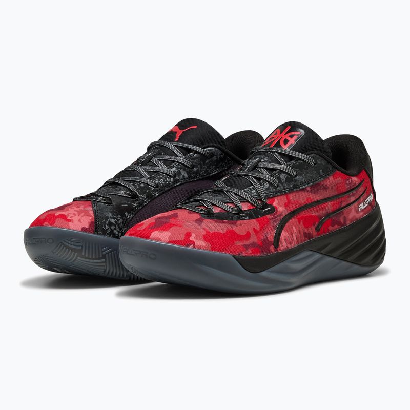 Buty do koszykówki męskie Puma All-Pro Nitro DA for all time red 3