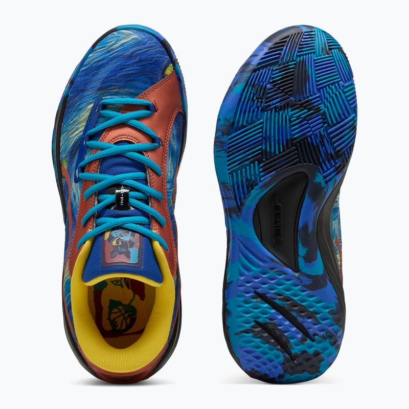 Buty do koszykówki męskie PUMA All-Pro Nitro Dylan Exhibit vivid blue/tropical blue 10