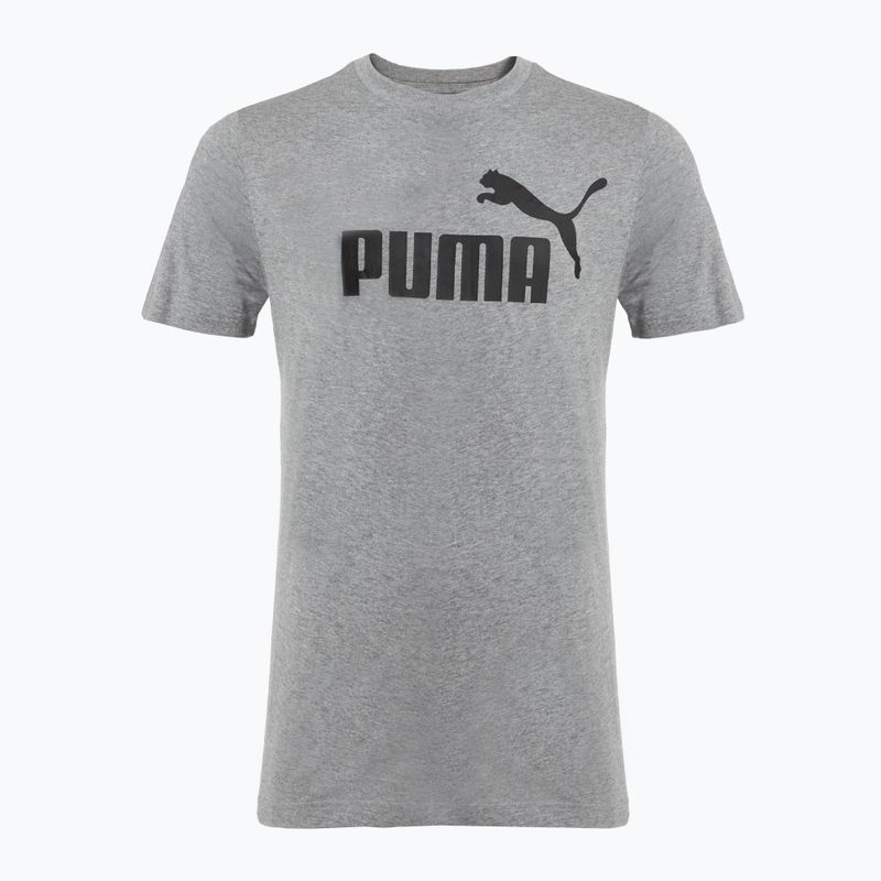 Koszulka męska PUMA ESS No. 1 Logo Tee medium gray heather