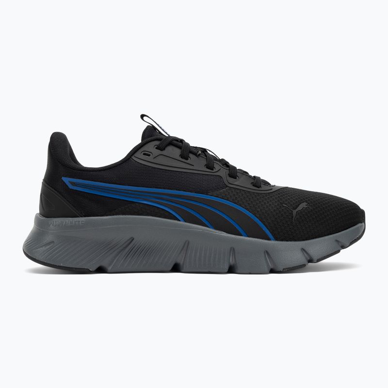 Buty do biegania PUMA Flexfocus Lite Modern Woven puma black/vivid blue 2