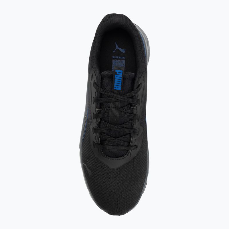 Buty do biegania PUMA Flexfocus Lite Modern Woven puma black/vivid blue 5