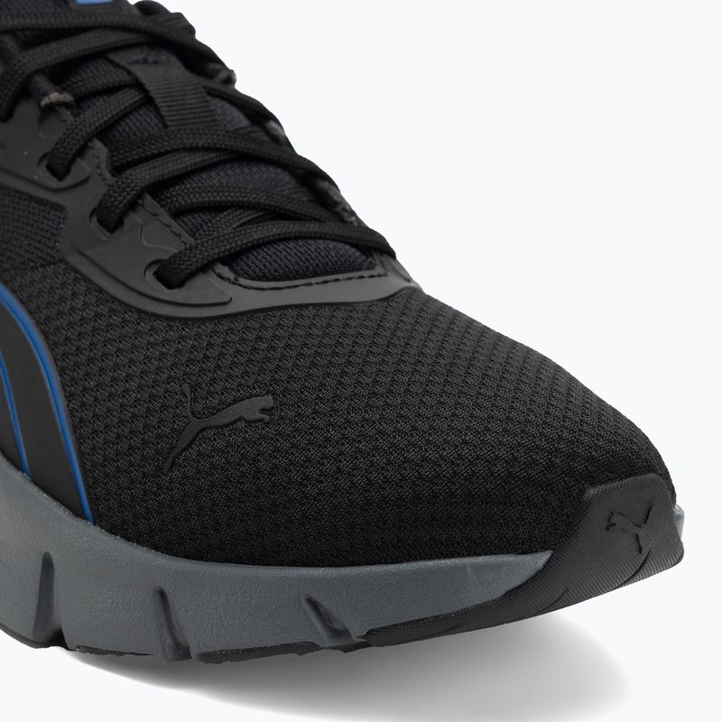 Buty do biegania PUMA Flexfocus Lite Modern Woven puma black/vivid blue 7