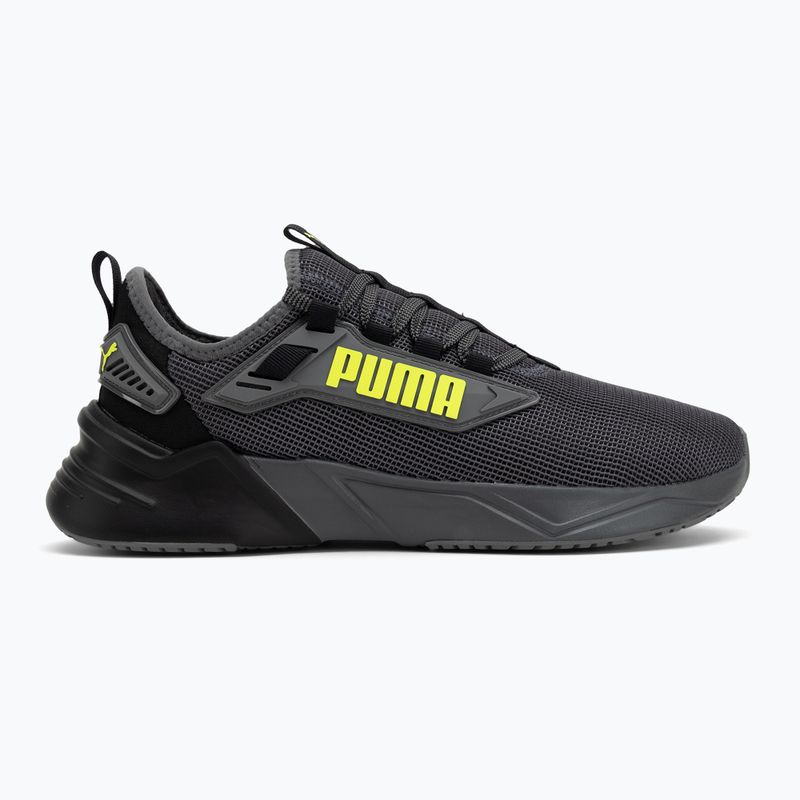 Buty do biegania PUMA Retaliate 3 Unwavered puma black/cool dark gray/yellow alert 2