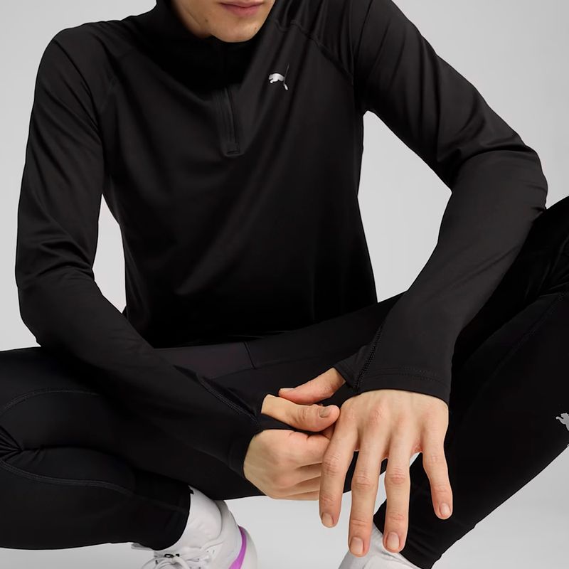 Bluza do biegania męska PUMA Run Velocity Cloudspun 1/4 Zip puma black 6