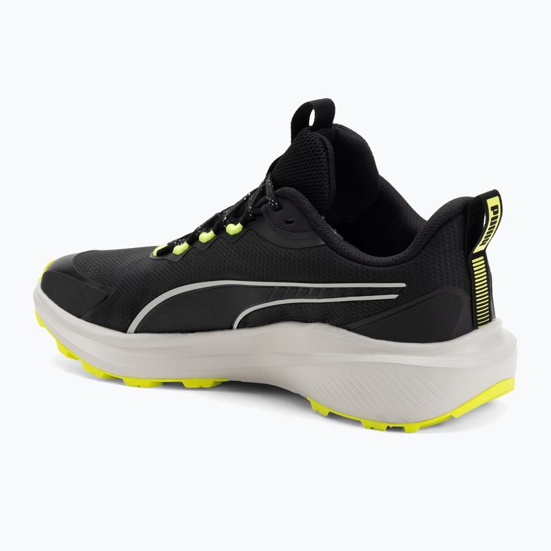 Buty do biegania PUMA Skyrocket Lite Trail puma black/feather gray/yellow alert 3