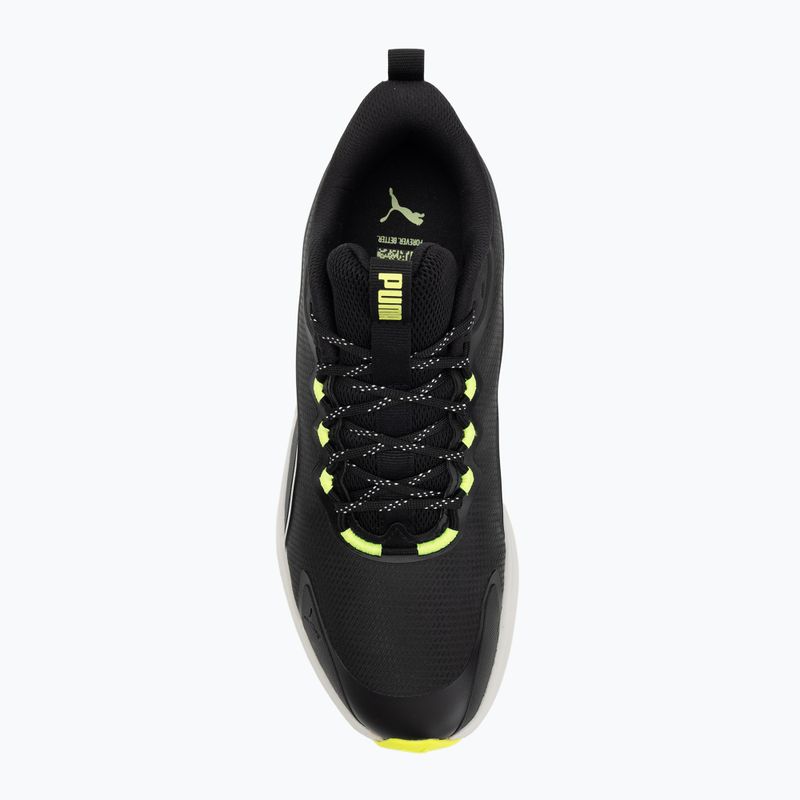 Buty do biegania PUMA Skyrocket Lite Trail puma black/feather gray/yellow alert 5
