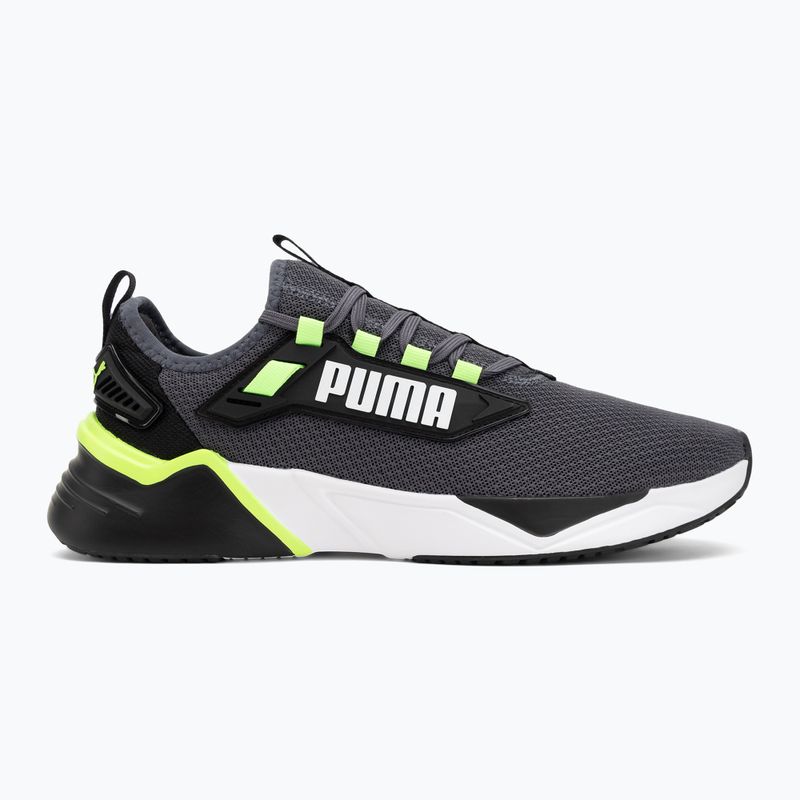 Buty do biegania PUMA Retaliate 3 puma black/green moon/green glare 2