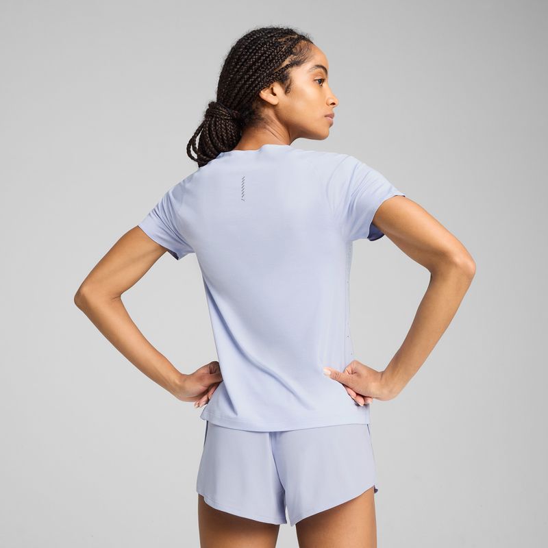Koszulka do biegania damska PUMA Run Cloudspun Tee cool neather/heather 4