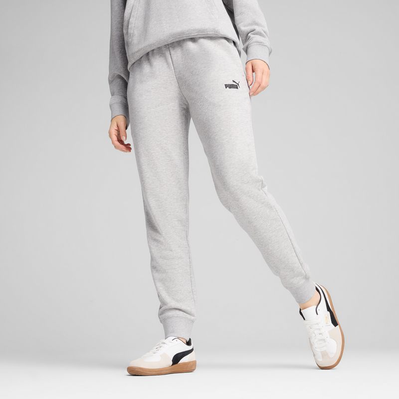 Spodnie damskie PUMA ESS Small No. 1 Logo Sweatpants TR CL light gray heather 4