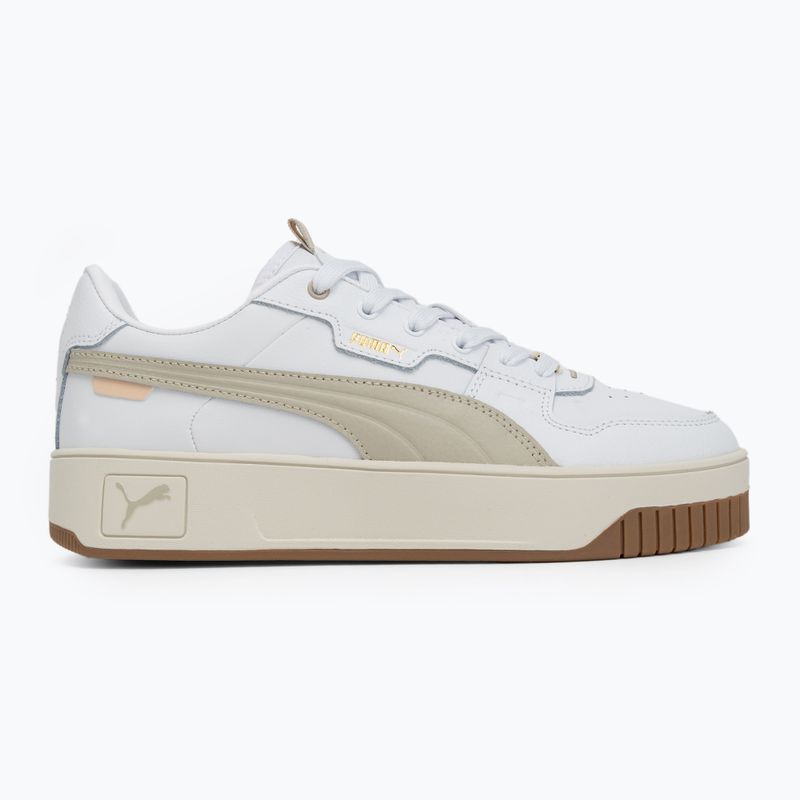 Buty damskie PUMA Carina Street Lux puma white/desert dust/puma gold 2