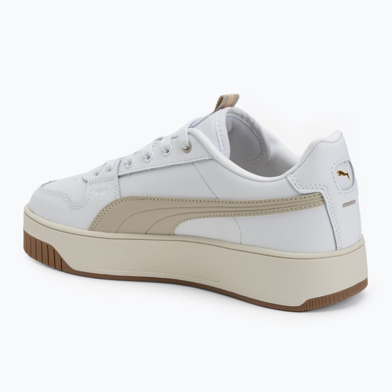 Buty damskie PUMA Carina Street Lux puma white/desert dust/puma gold 3