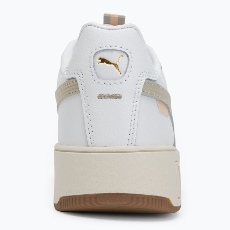 Buty damskie PUMA Carina Street Lux puma white/desert dust/puma gold 6