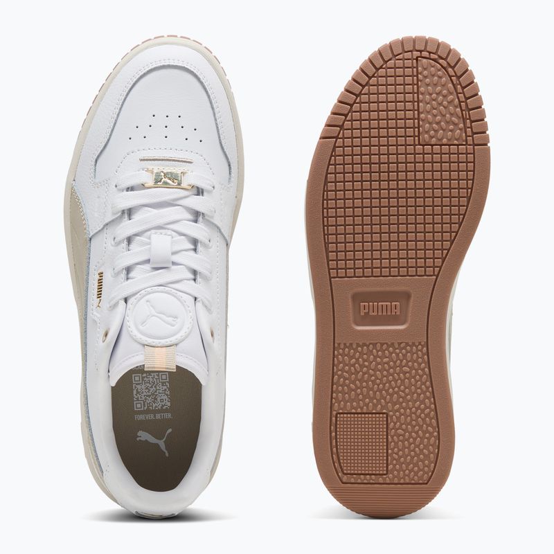 Buty damskie PUMA Carina Street Lux puma white/desert dust/puma gold 3