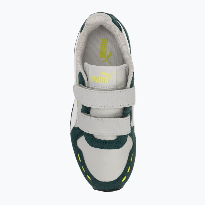 Buty juniorskie PUMA Cabana Racer SL 20 V PS cool light gray/puma white/dark myrtle/lime smash 5