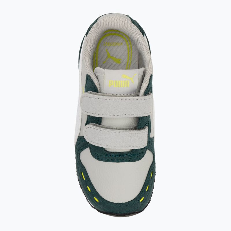 Buty dziecięce PUMA Cabana Racer SL 20 V Inf cool light gray/puma white/dark myrtle/lime smash 5