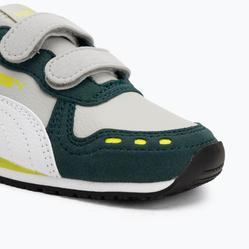 Buty dziecięce PUMA Cabana Racer SL 20 V Inf cool light gray/puma white/dark myrtle/lime smash 7