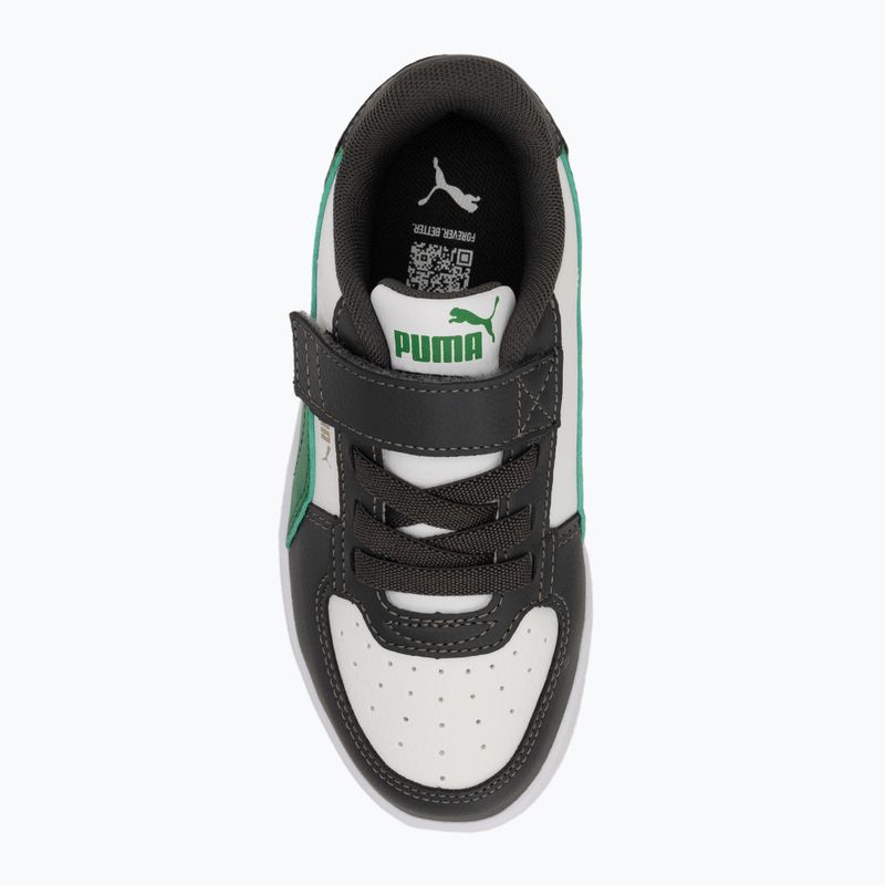 Buty dziecięce PUMA Caven 2.0 shadow gray/archive green/puma white 5