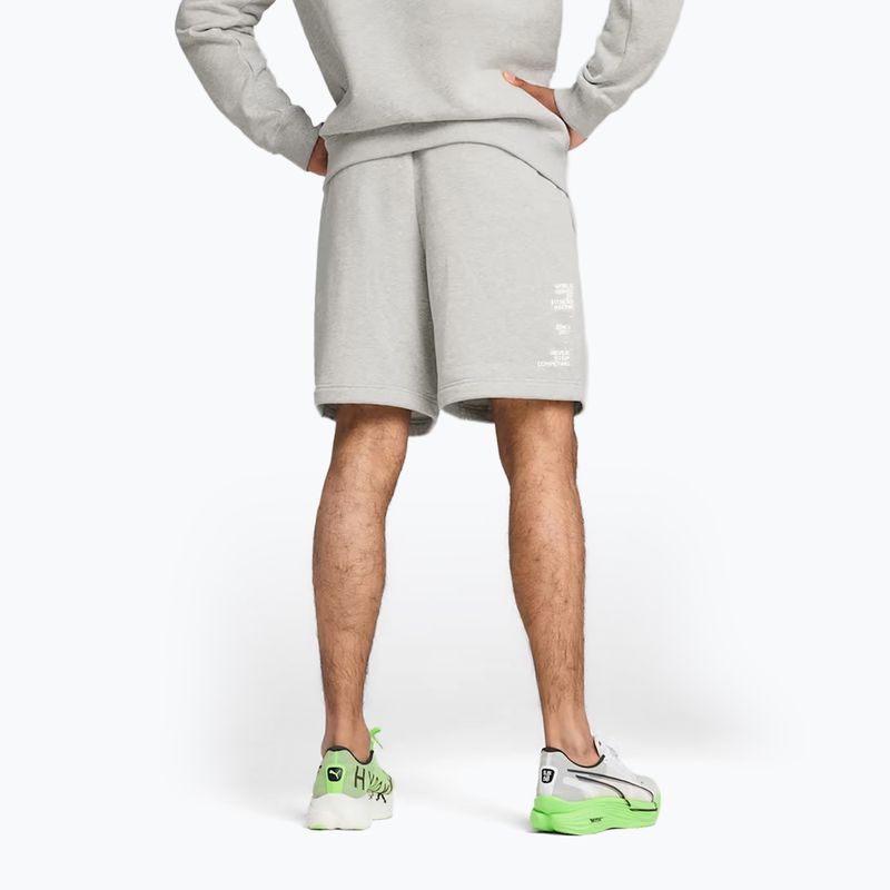Spodenki treningowe męskie PUMA x HYROX gray 2
