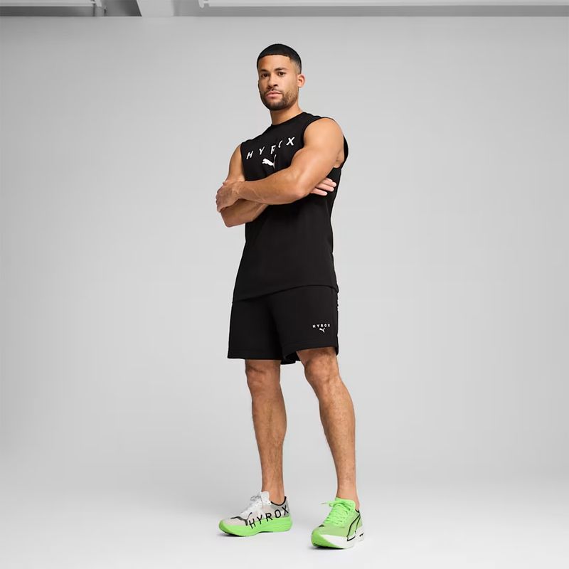 Koszulka treningowa męska PUMA x HYROX Cutoff Tank black 3