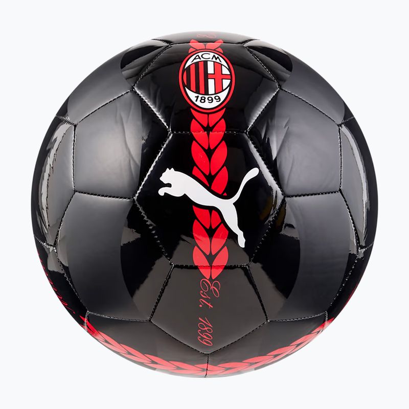 Piłka do piłki nożnej PUMA ACM PreMatch puma black/for all time red rozmiar 5