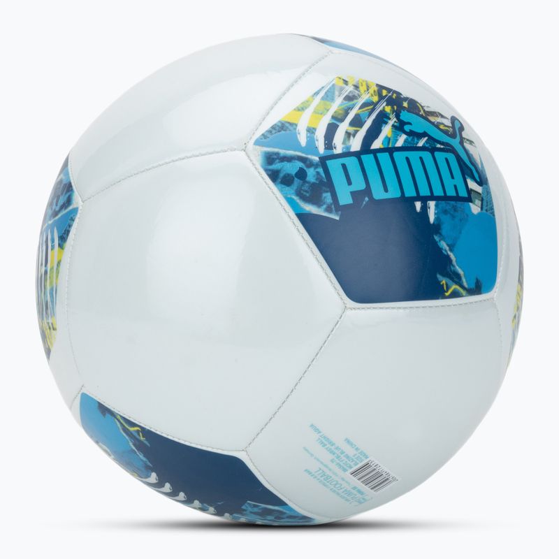 Piłka do piłki nożnej PUMA MCFC ftblNRGY blazing blue/bright aqua rozmiar 5 2