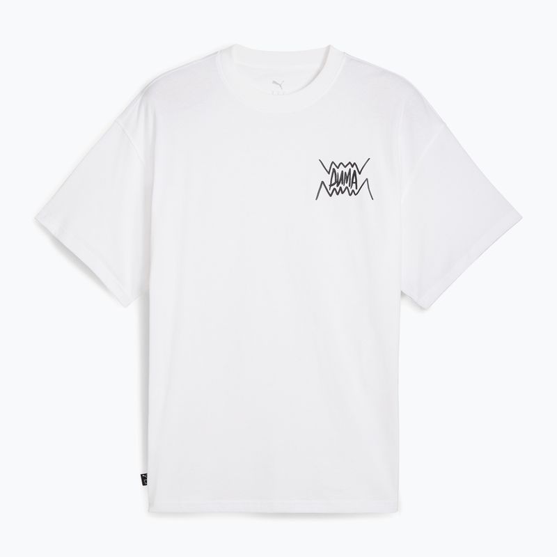 Koszulka koszykarska męska PUMA Jaws Core Tee II puma white