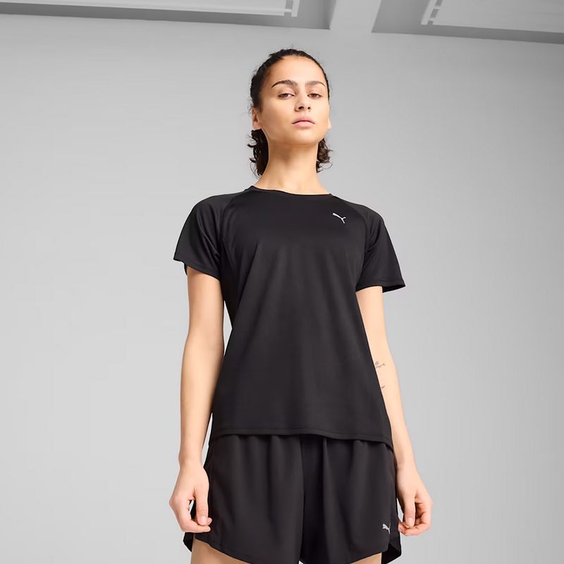 Koszulka do biegania damska PUMA Run Velocity Tee Poly puma black 3