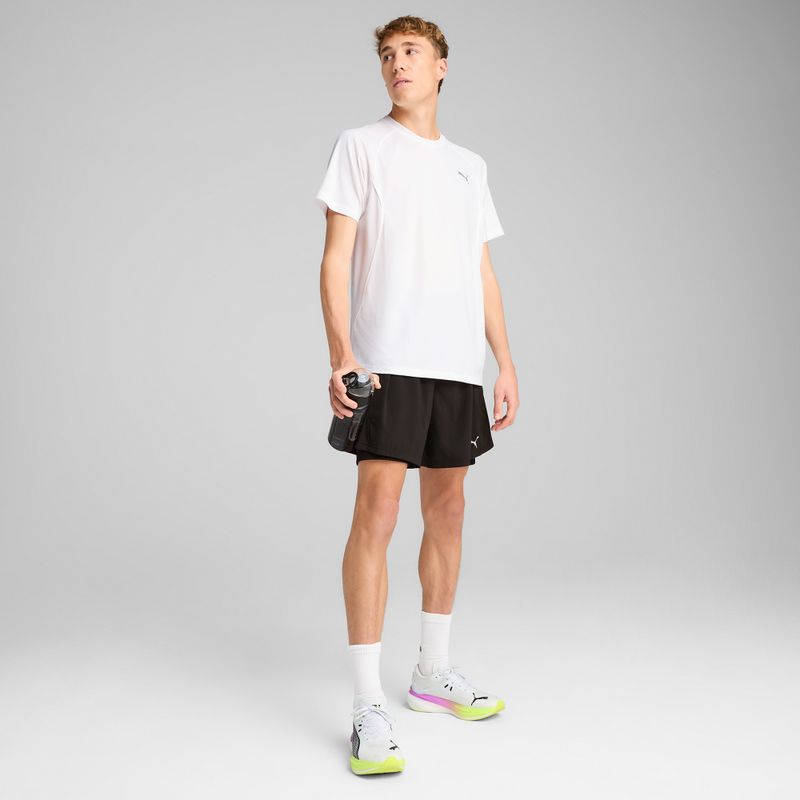 Koszulka do biegania męska PUMA Run Velocity Tee Poly puma white 5