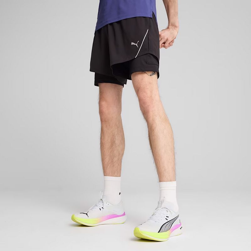 Spodenki do biegania męskie Puma Run Ultrawave 2IN1 5" puma black 4