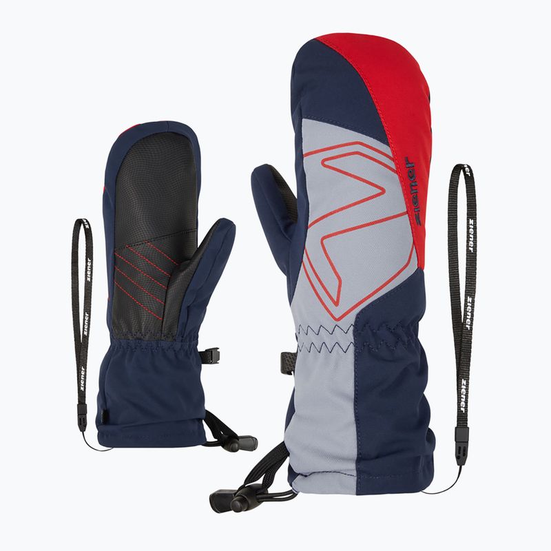 Rękawice narciarskie dziecięce ZIENER Lavalino Aquashield AW Mitten dark navy