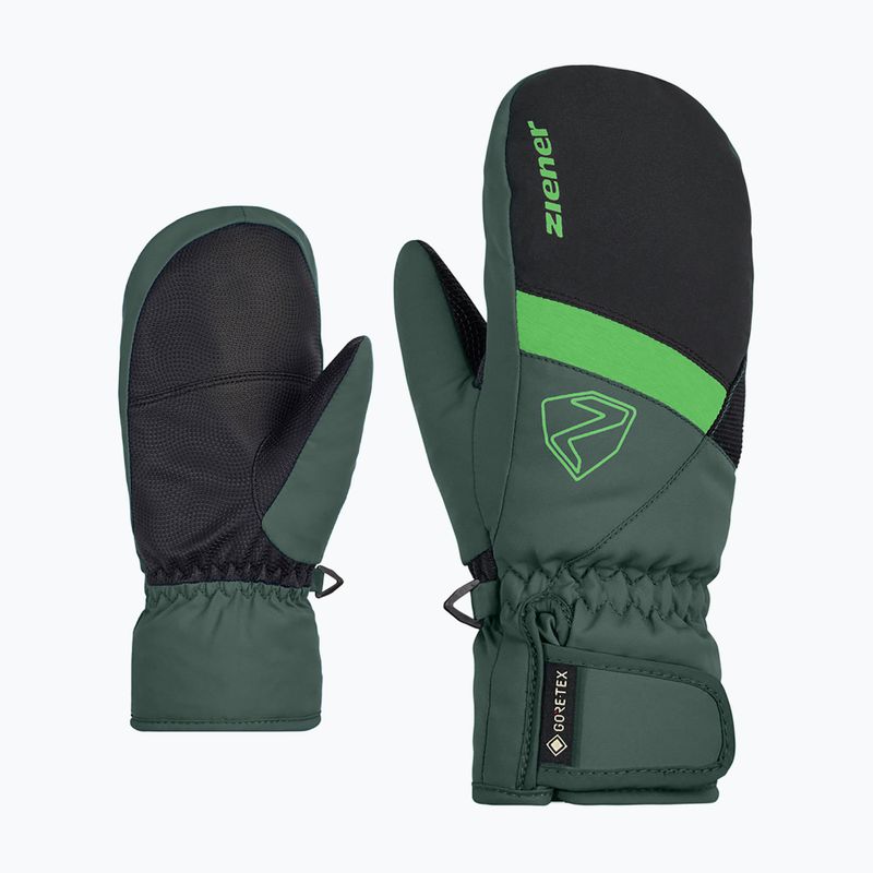 Rękawice narciarskie dziecięce ZIENER Levin GTX Mitten dark jungle 6