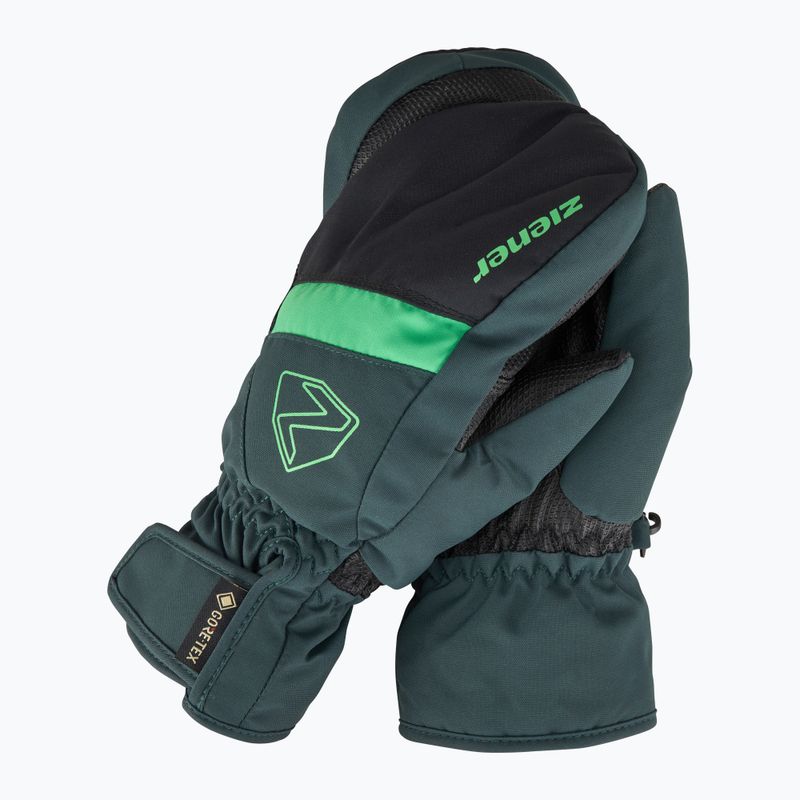 Rękawice narciarskie dziecięce ZIENER Levin GTX Mitten dark jungle
