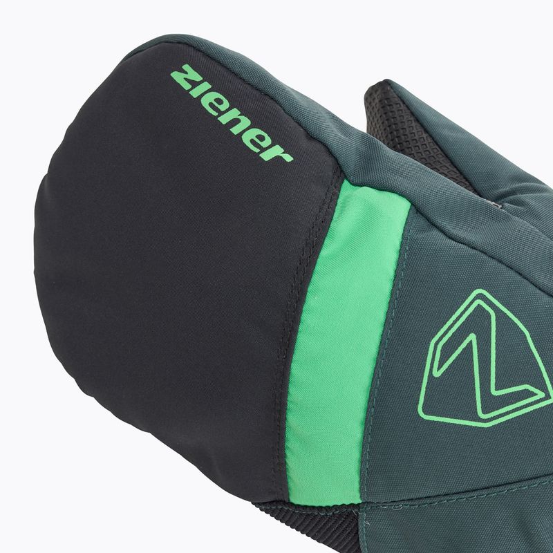 Rękawice narciarskie dziecięce ZIENER Levin GTX Mitten dark jungle 4