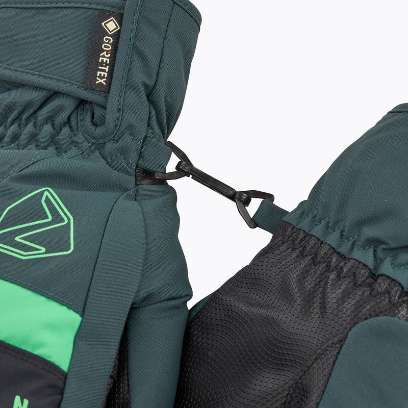 Rękawice narciarskie dziecięce ZIENER Levin GTX Mitten dark jungle 5