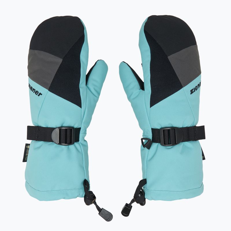Rękawice narciarskie dziecięce ZIENER Lanic GTX + Gore Plus Warm Mitten river blue 3