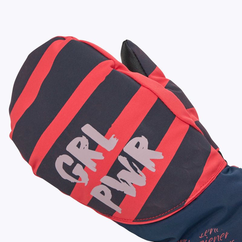 Rękawice narciarskie dziecięce ZIENER Liwani Aquashield PR Mitten fiery red 4